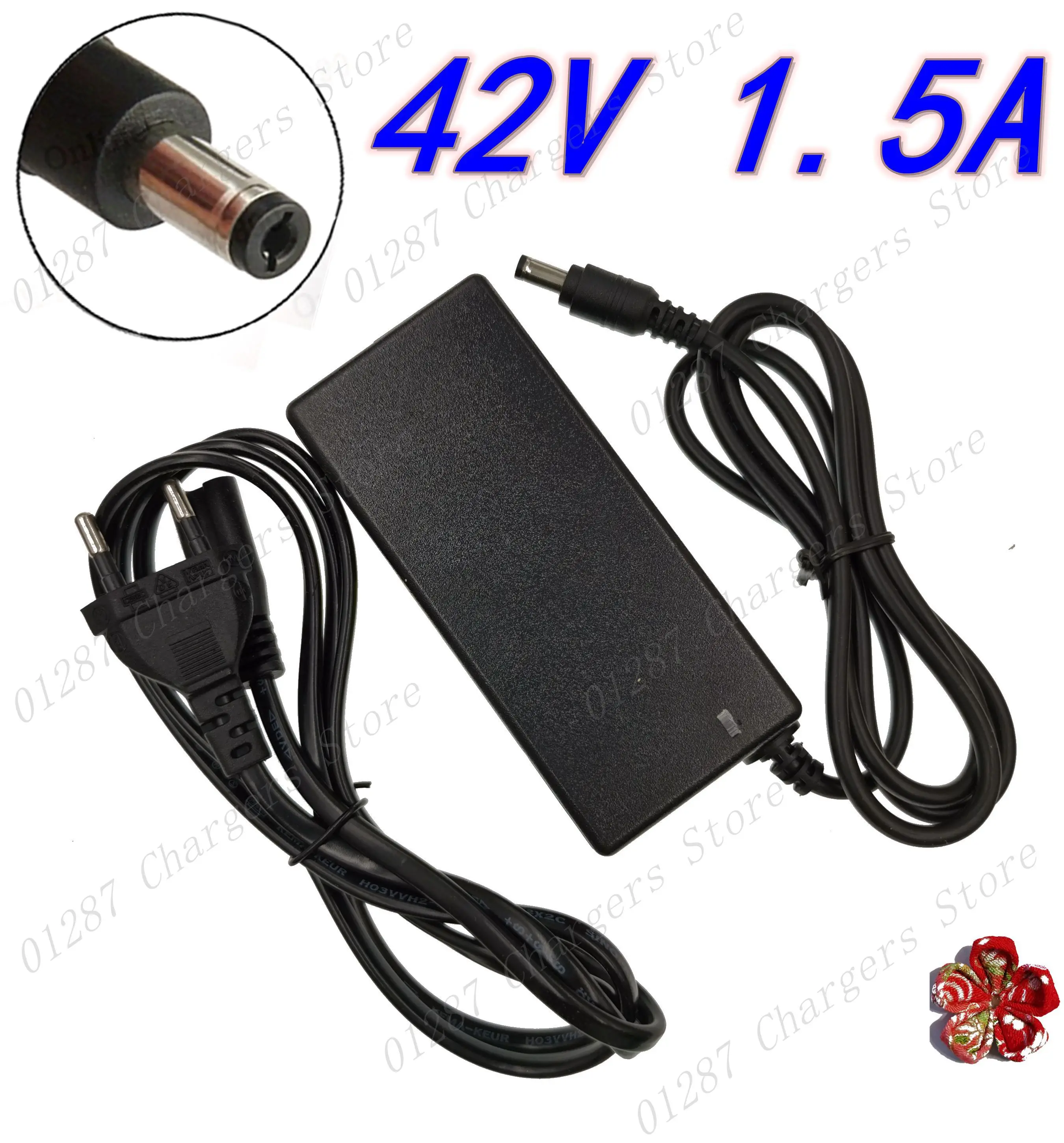42v 1.5a Power Adapter With Cables