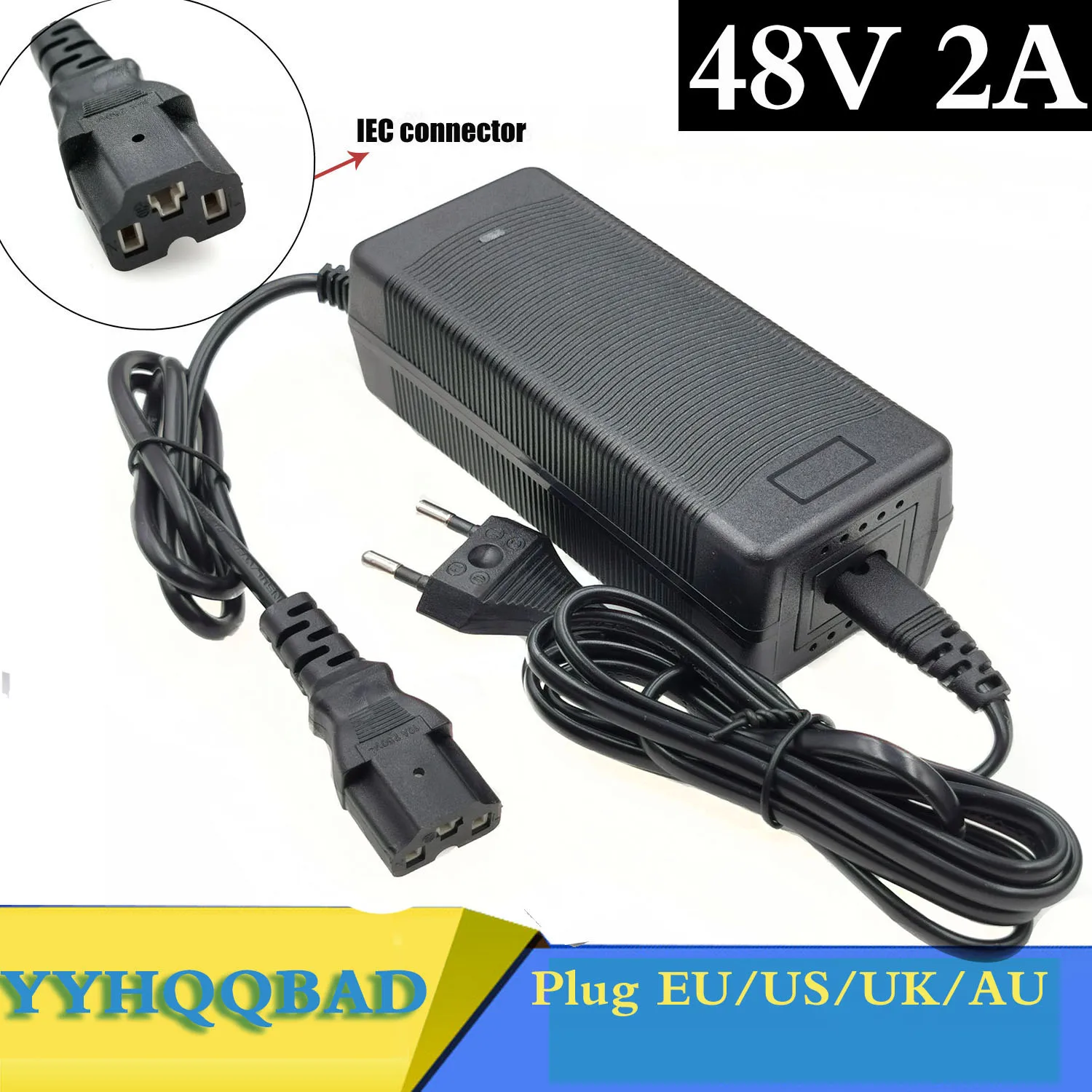 48v 2a Power Adapter With Iec Connector