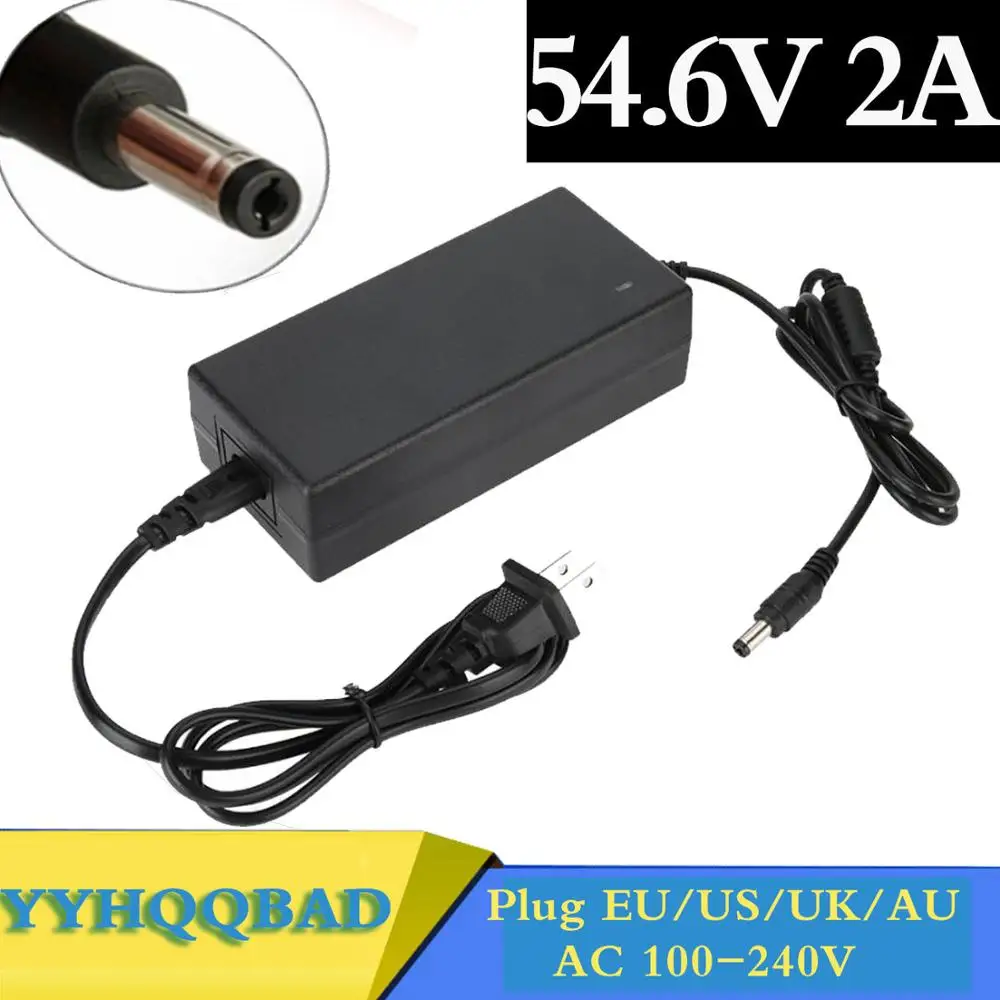 54.6v 2a Power Adapter With Multiple Plugs