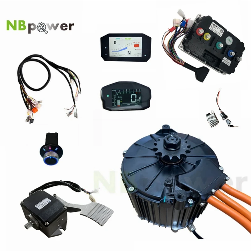 Electric Vehicle Components And Accessories Display
