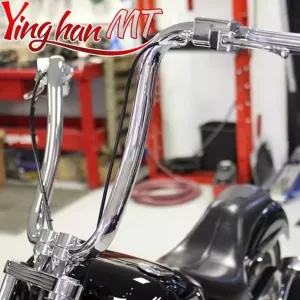 Motorcycle 14″ 16″ 18″ Rise 1-1/4″ Ape Handlebar For Harley Road King 18-2024 Fat Boy Breakout Fxdf Fat Bob 2008-2023