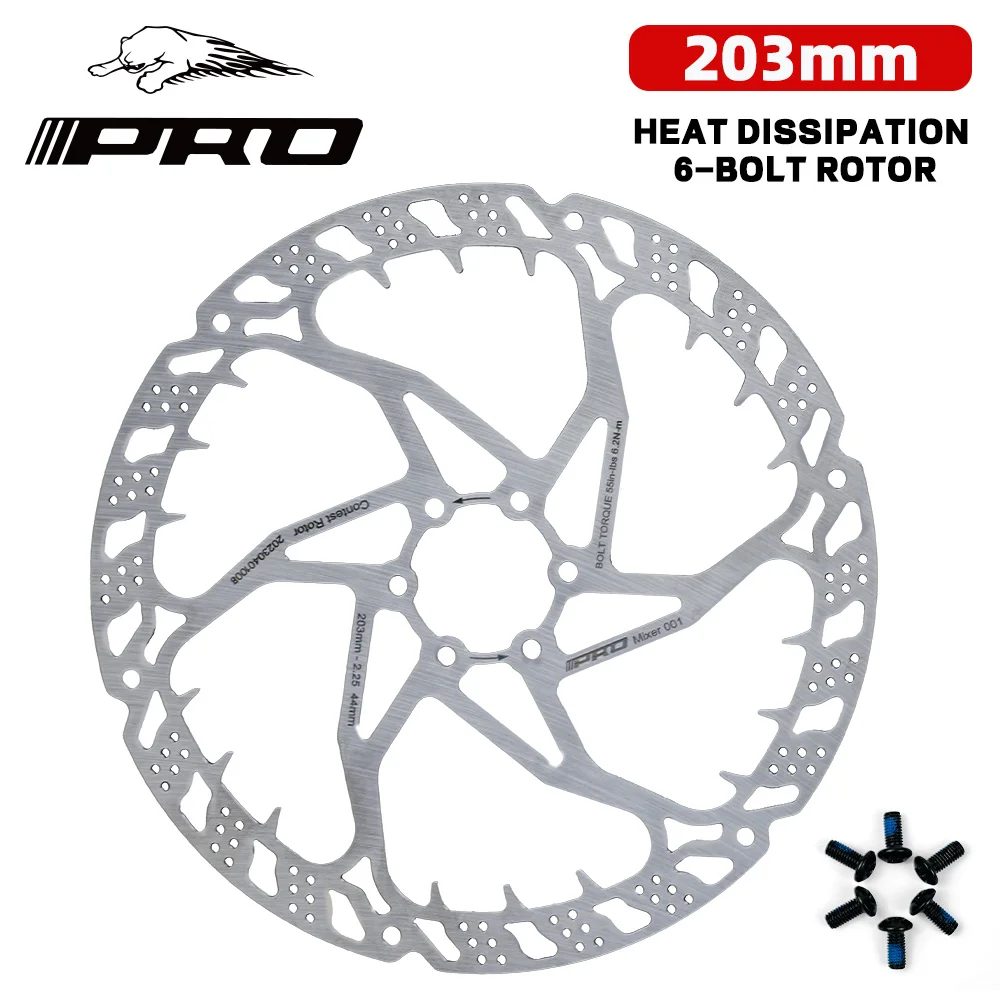 203mm Heat Dissipation Six-bolt Rotor Assembly