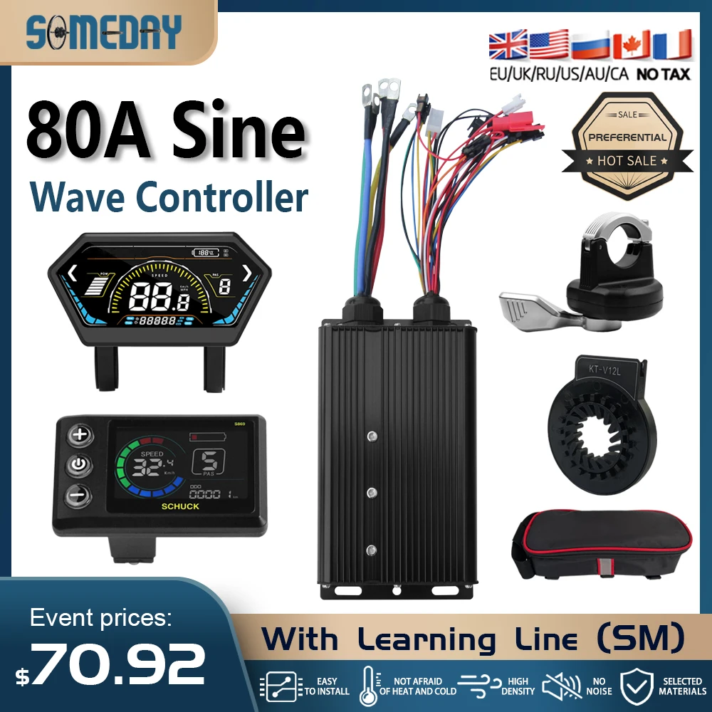 80a Sine Wave Controller And Accessories Kit