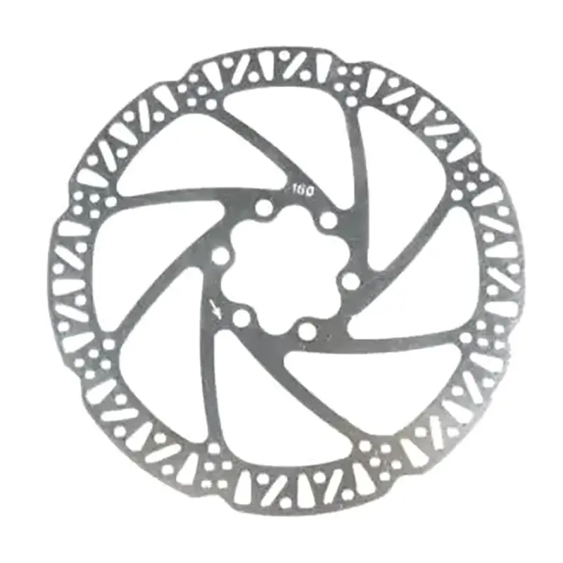 Bicycle Disc Brake Rotor Close-up Image