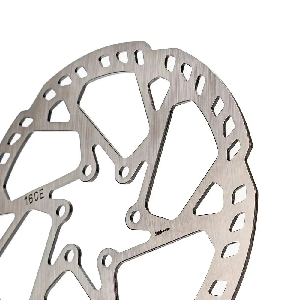 Bicycle Brake Disc Rotor Close-up Image