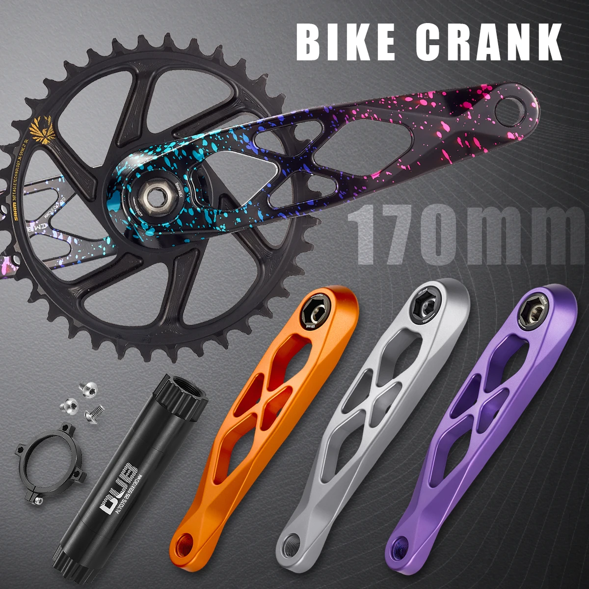 Vibrant Bike Crank Components And Accessories