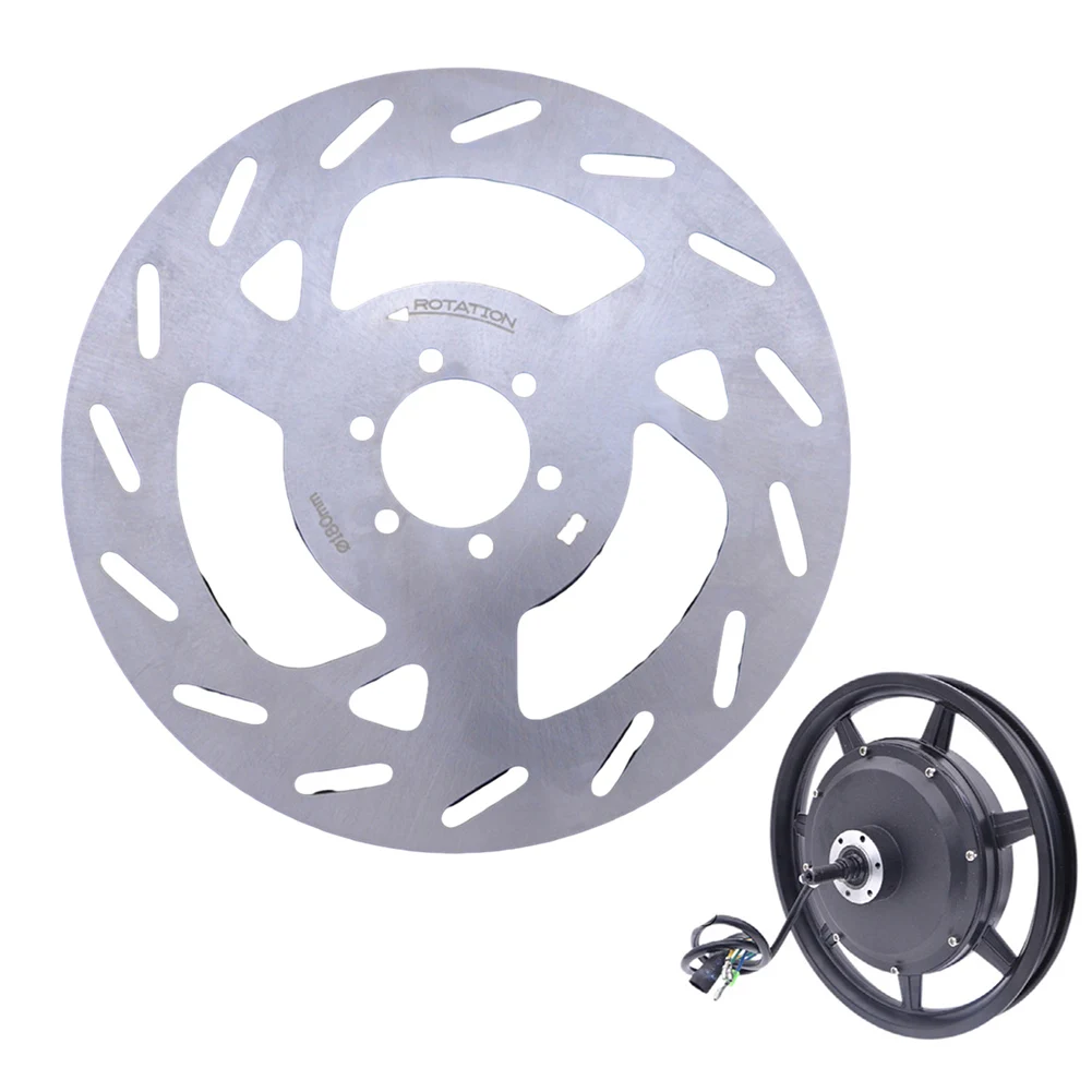 Motorcycle Brake Disc And Electric Wheel Assembly
