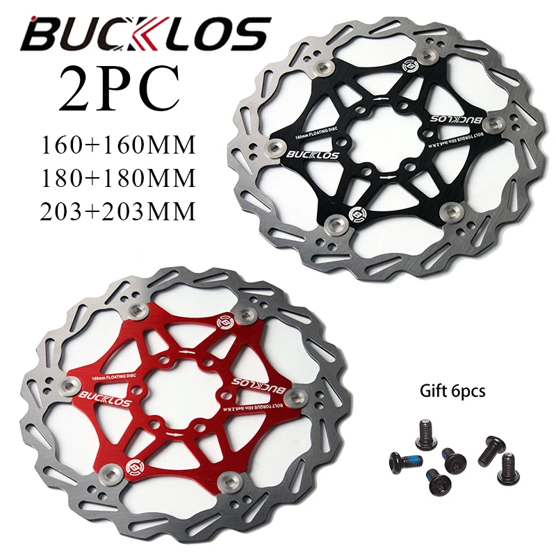 Bucklos Bicycle Brake Disc Set With Screws