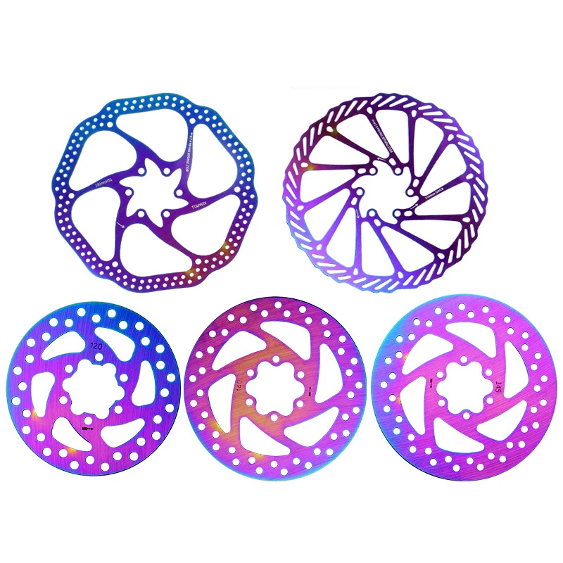 Colorful Bicycle Brake Discs Collection