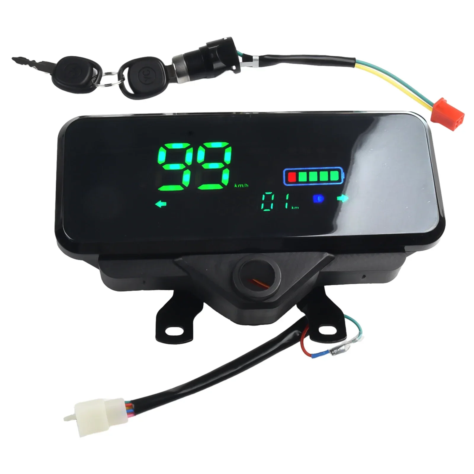 Digital Speedometer With Display And Connectors