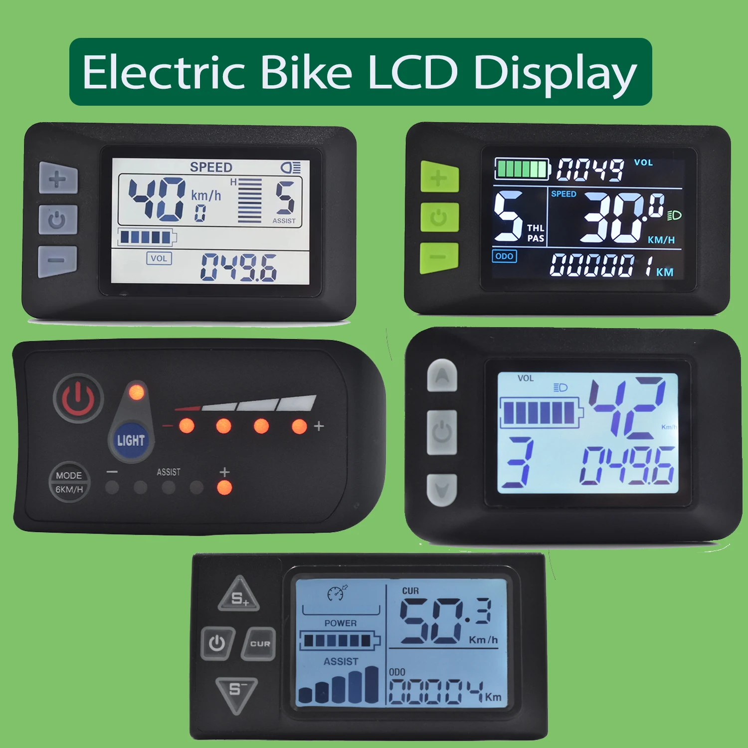 Electric Bike Lcd Display Panels Collection