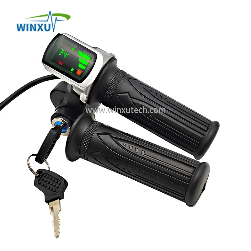 Electric Bicycle Handlebar Controller With Display