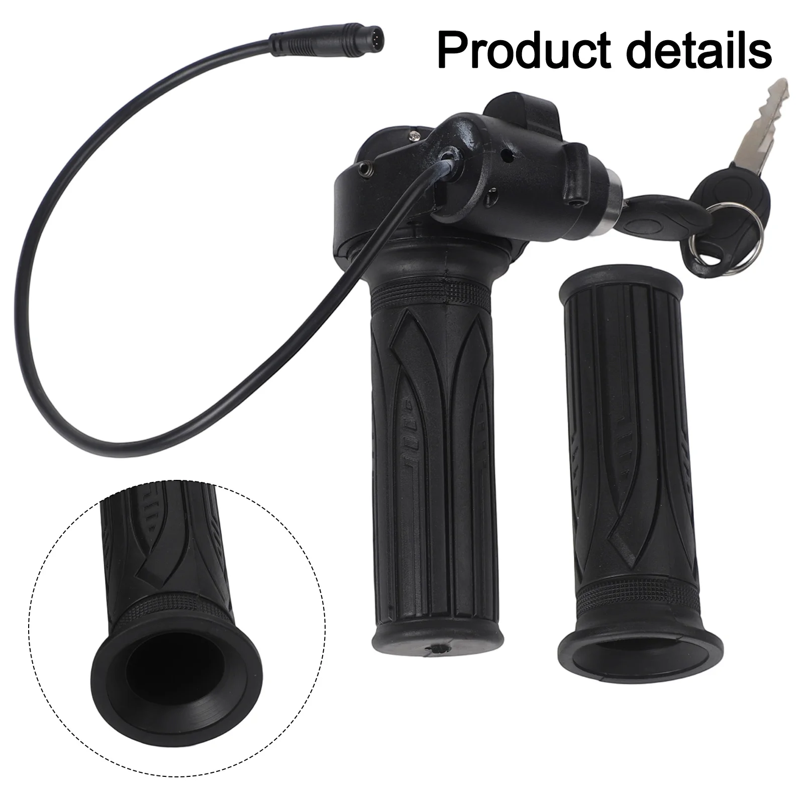 Electric Scooter Throttle Grip With Key