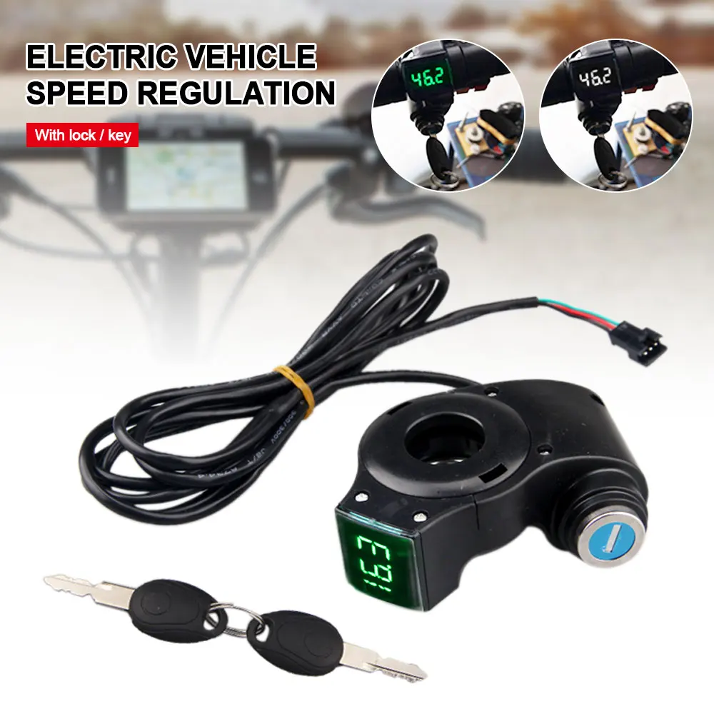 Electric Vehicle Speed Regulator With Lock And Key