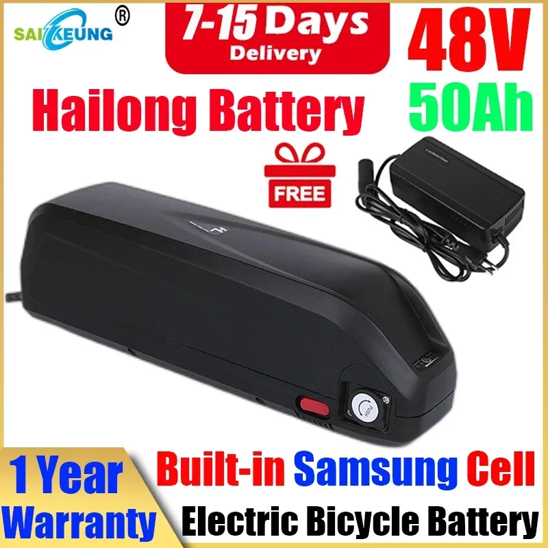 Hailong 48v 50ah Electric Bicycle Battery Pack