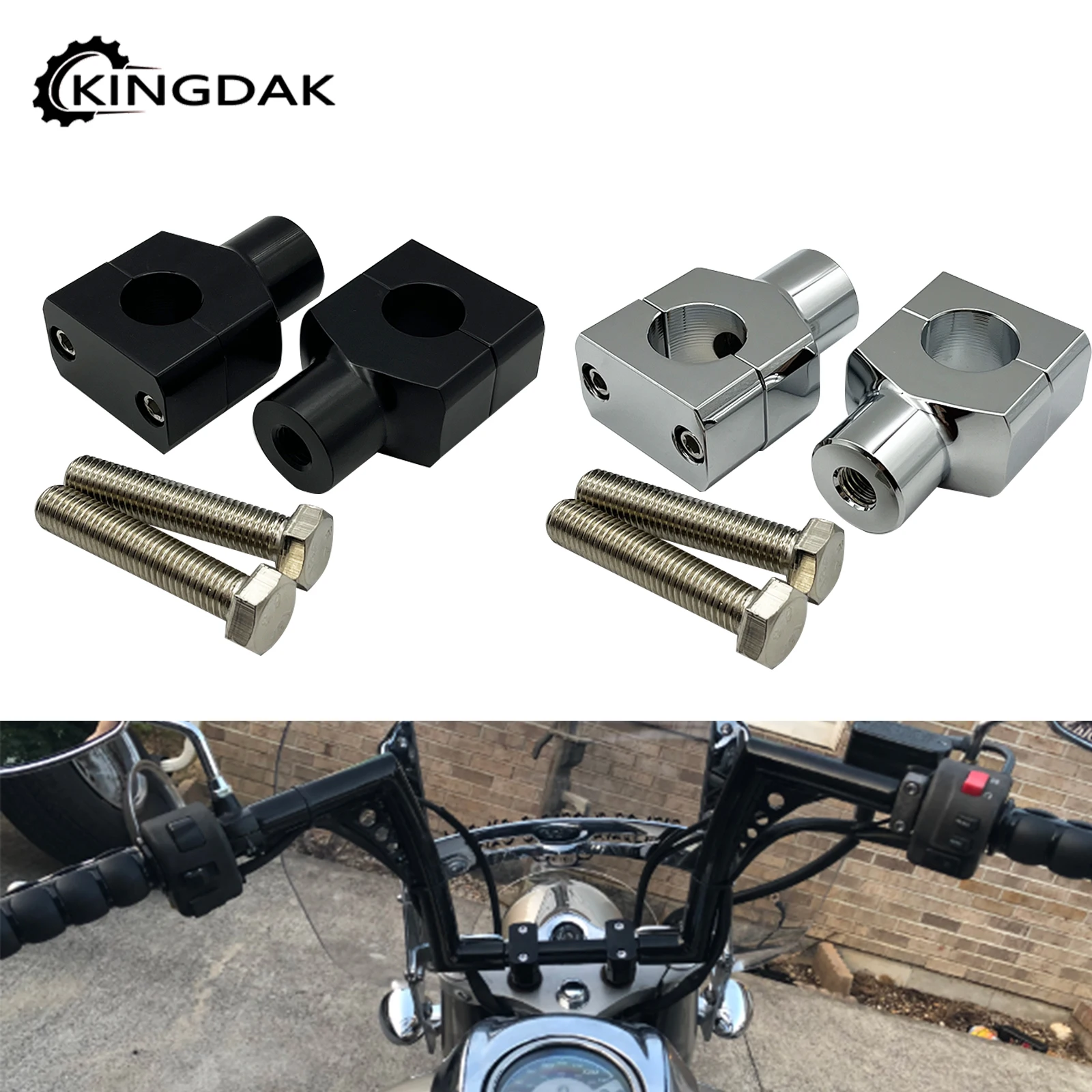 Motorcycle Handlebar Mounting Kit Components
