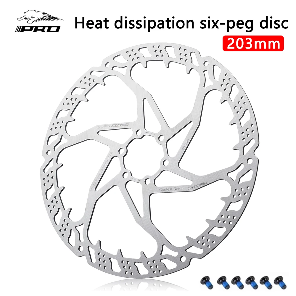 Heat Dissipation Six-peg Disc Brake Rotor
