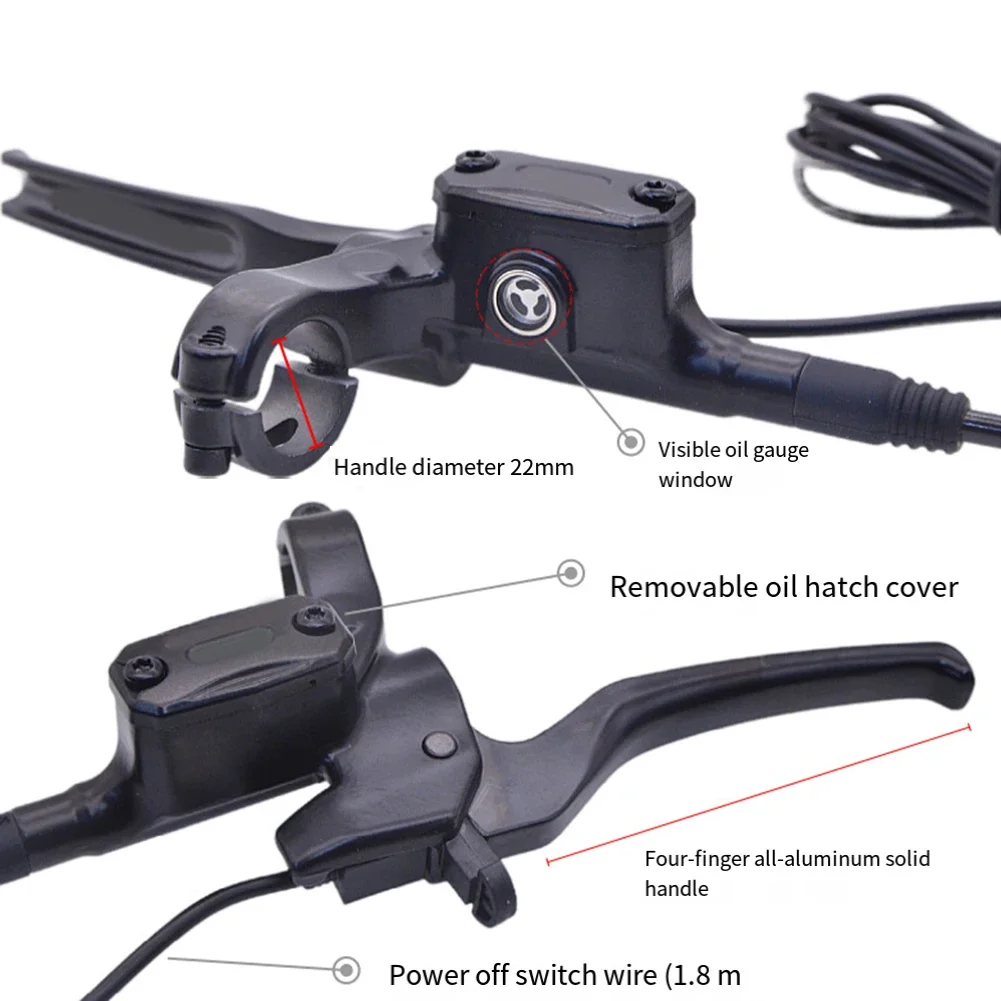 Motorcycle Brake Lever With Oil Gauge Features