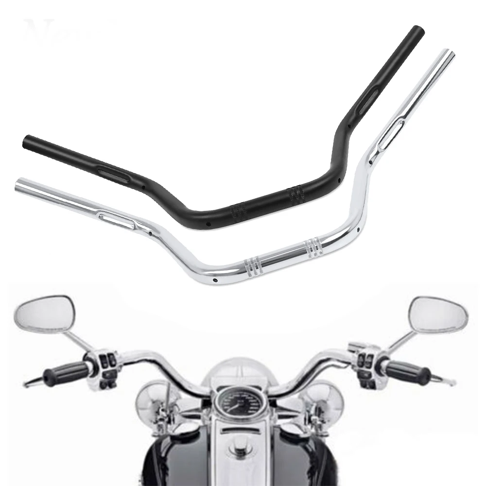 Motorcycle Handlebars: Black And Chrome Options