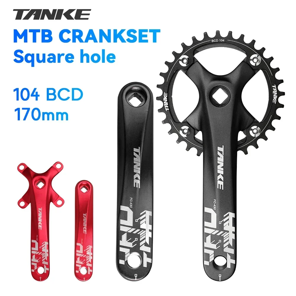 Mtb Crankset: 104 Bcd, 170mm Length