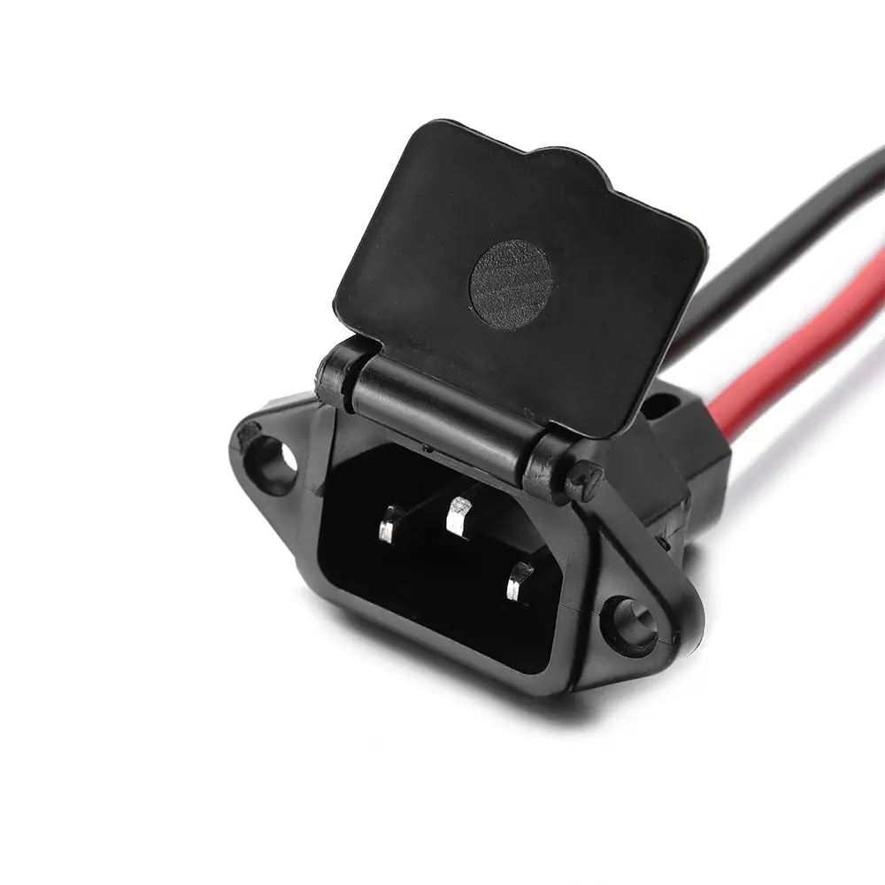 Electrical Connector With Red And Black Wires