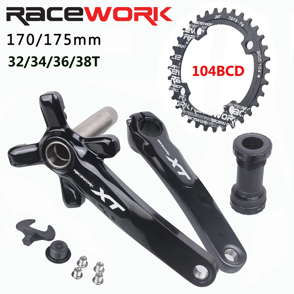 Racework Xt Crankset And Chainring Components