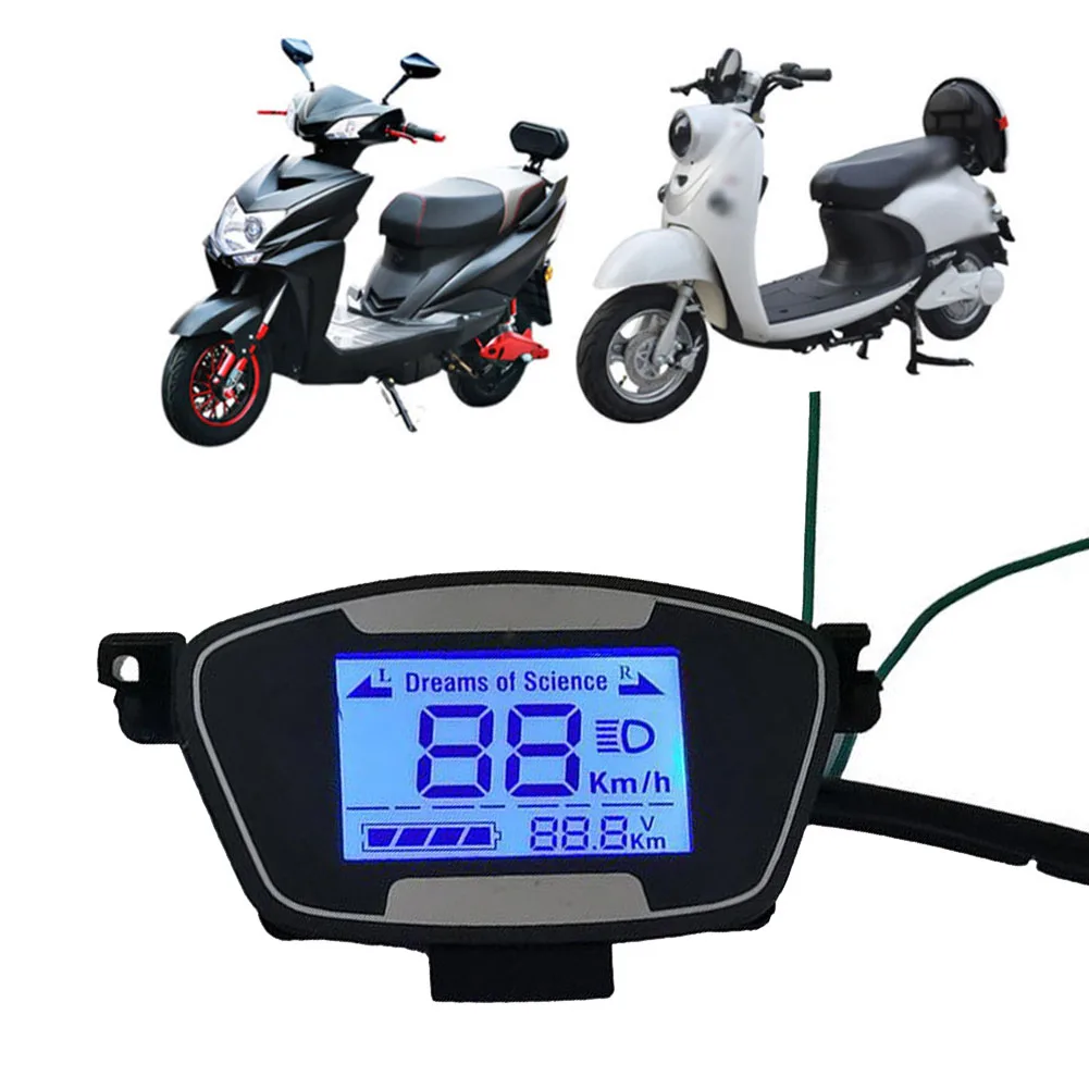 Digital Speedometer With Electric Scooters Displayed
