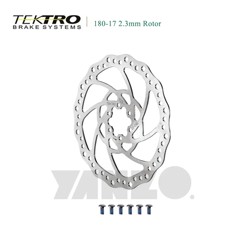 Tektro 180mm Brake Rotor With Mounting Screws