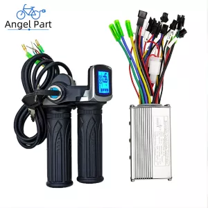 24V 36V 48V 250W 350W E-Scooter Brushless Motor Universal Controller LCD Speed Display Throttle for Electric Bicycle Repair