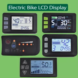 UART 2 Multifunctional LCD Screen Electric Bicycle Display Computer Bike Rainproof Speedometer Odometer Cycling Waterproof