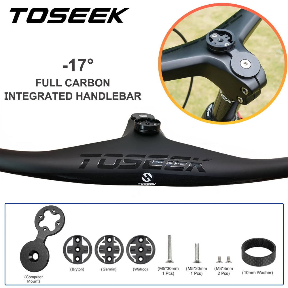 Toseek Integrated Full Carbon Handlebar Overview