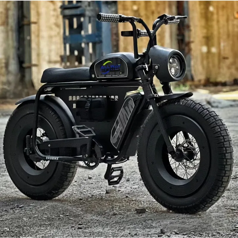 Stylish Electric Bike With Chunky Tires